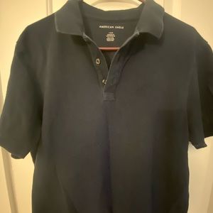 American Eagle Navy Blue Polo